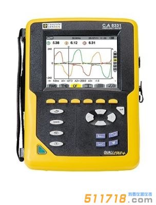 法國CA CA8331三相電能質量分析儀 