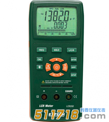 美國(guó)EXTECH LCR200電容電感LCR測(cè)試儀