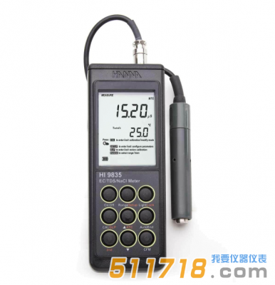 意大利HANNA(哈納) HI9835便攜式電導率儀