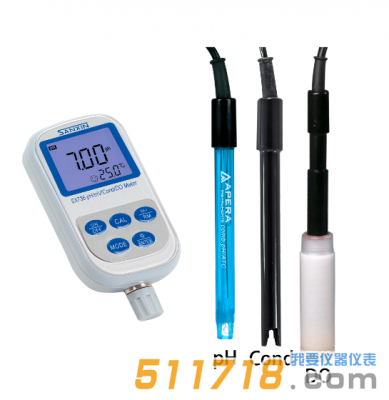 SX736便攜式pH/電導率/溶解氧儀