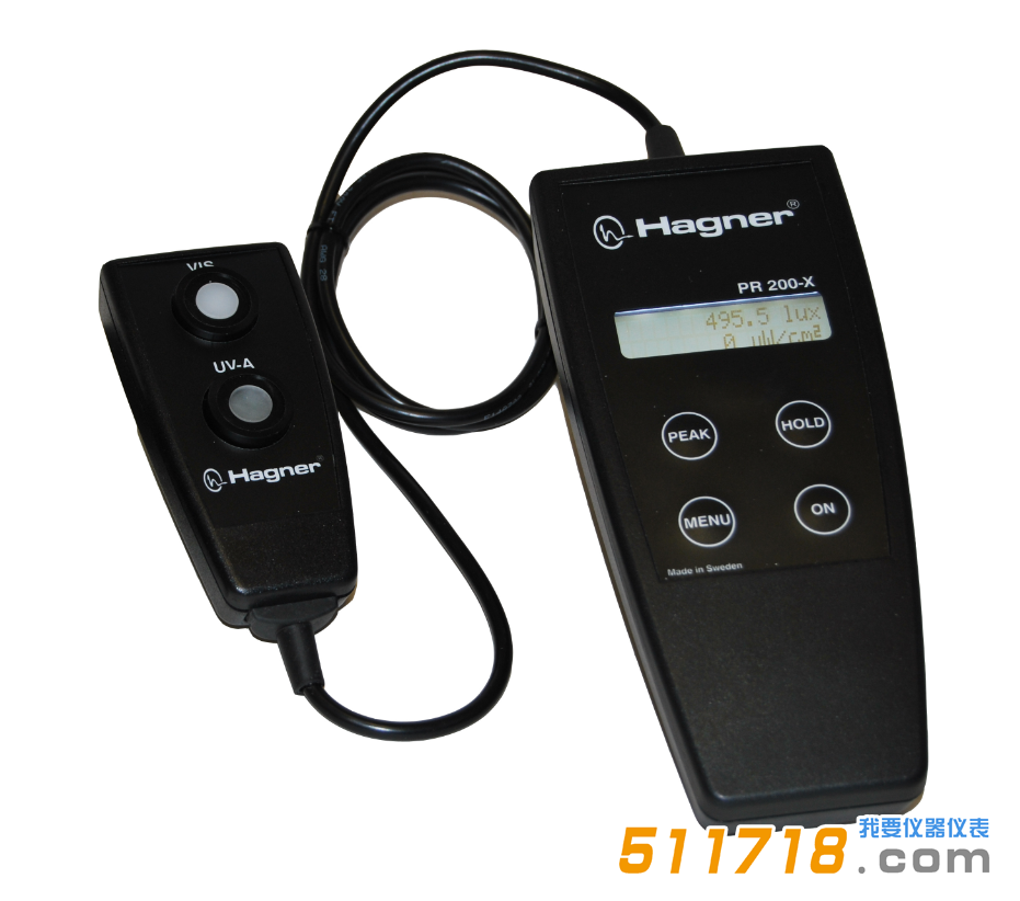 瑞典Hagner PR 200-X照度計.png